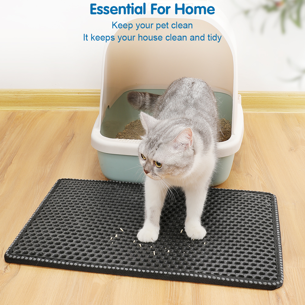 Honeycomb Cat Litter Trapping Mat view 3