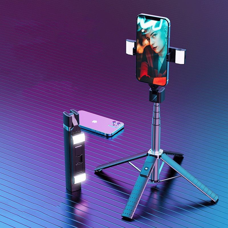 Selfie Tripod with Fill Light