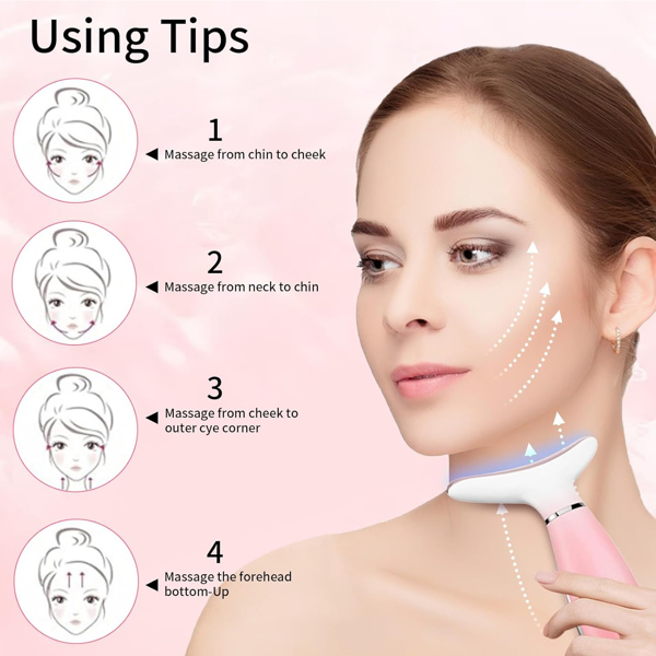 LED Neck & Face Sculpting Massager view 4